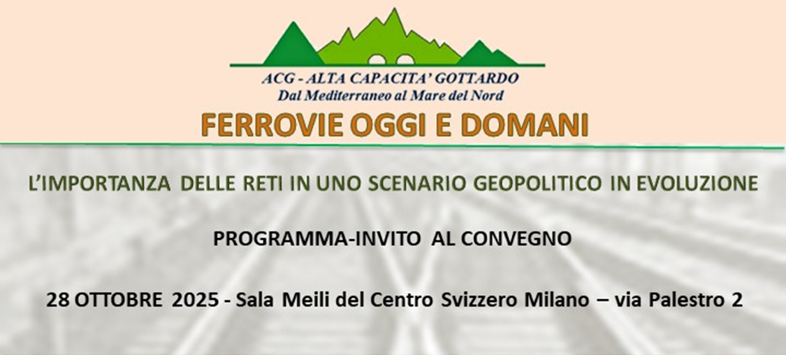 Invito al Convegno A.C.G. di Milano del 28 ottobre 2025 presso il Centro Svizzero